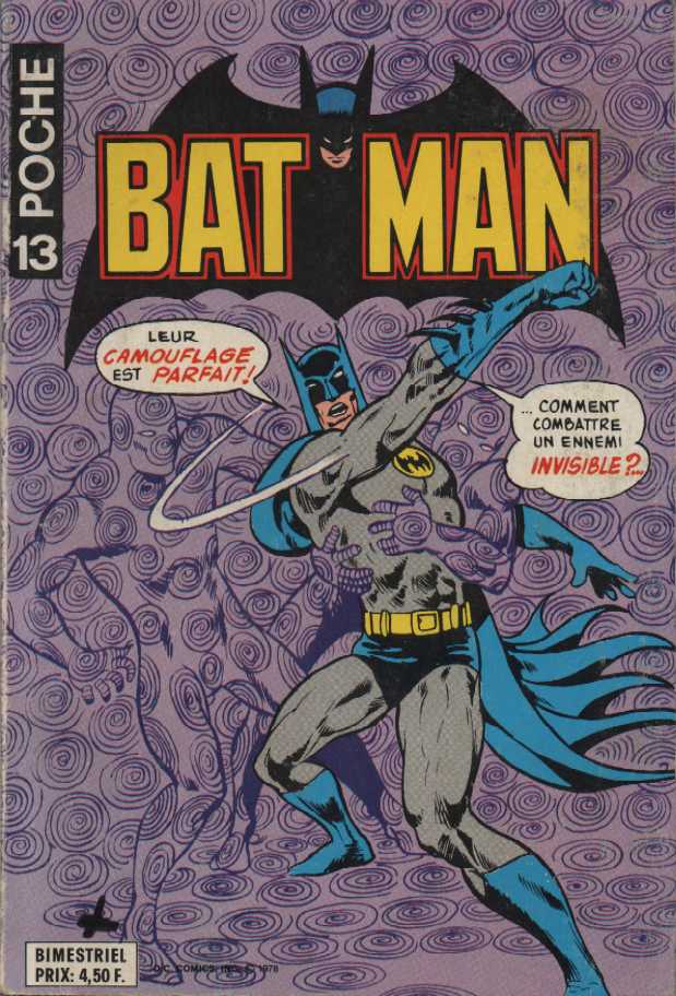Scan de la Couverture Batman Poche n 13